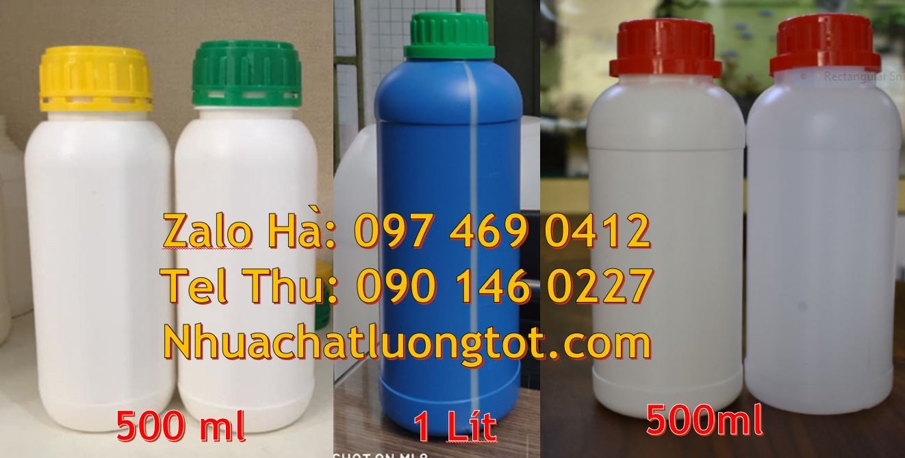 chai 250ml trắng đục,chai 500ml tròn xanh,chai 100ml trong suốt giá rẻ