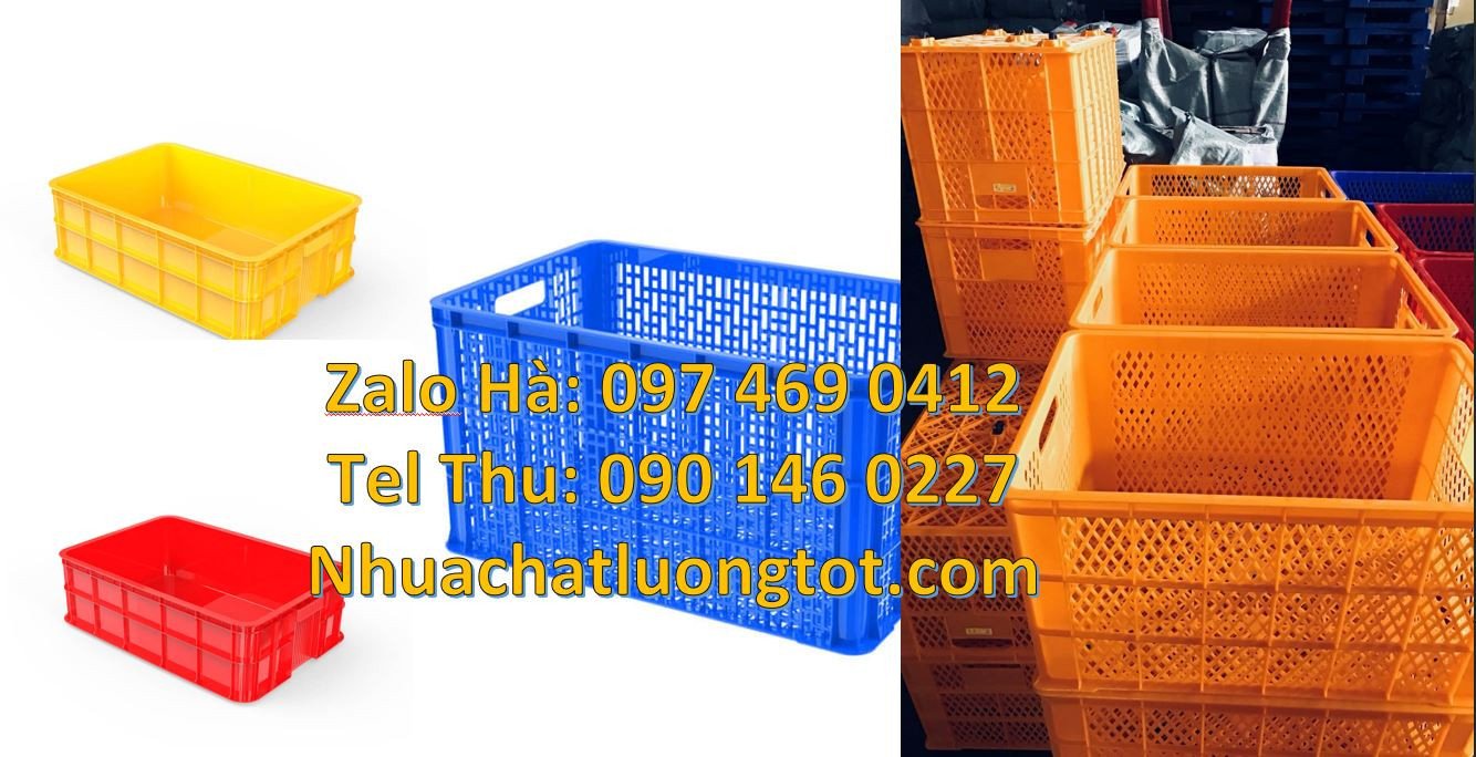 thùng nhựa,sóng nhựa,khay nhựa sọt nhựa công nghiệp màu xanh vàng đỏ