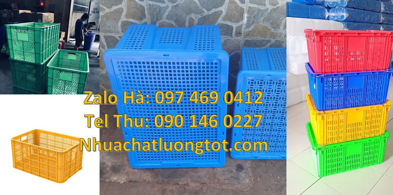 thùng nhựa,sóng nhựa,khay nhựa sọt nhựa công nghiệp màu xanh vàng đỏ