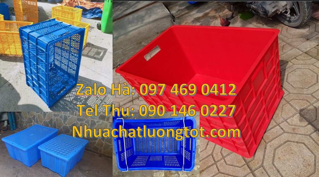 thùng nhựa,sóng nhựa,khay nhựa sọt nhựa công nghiệp màu xanh vàng đỏ