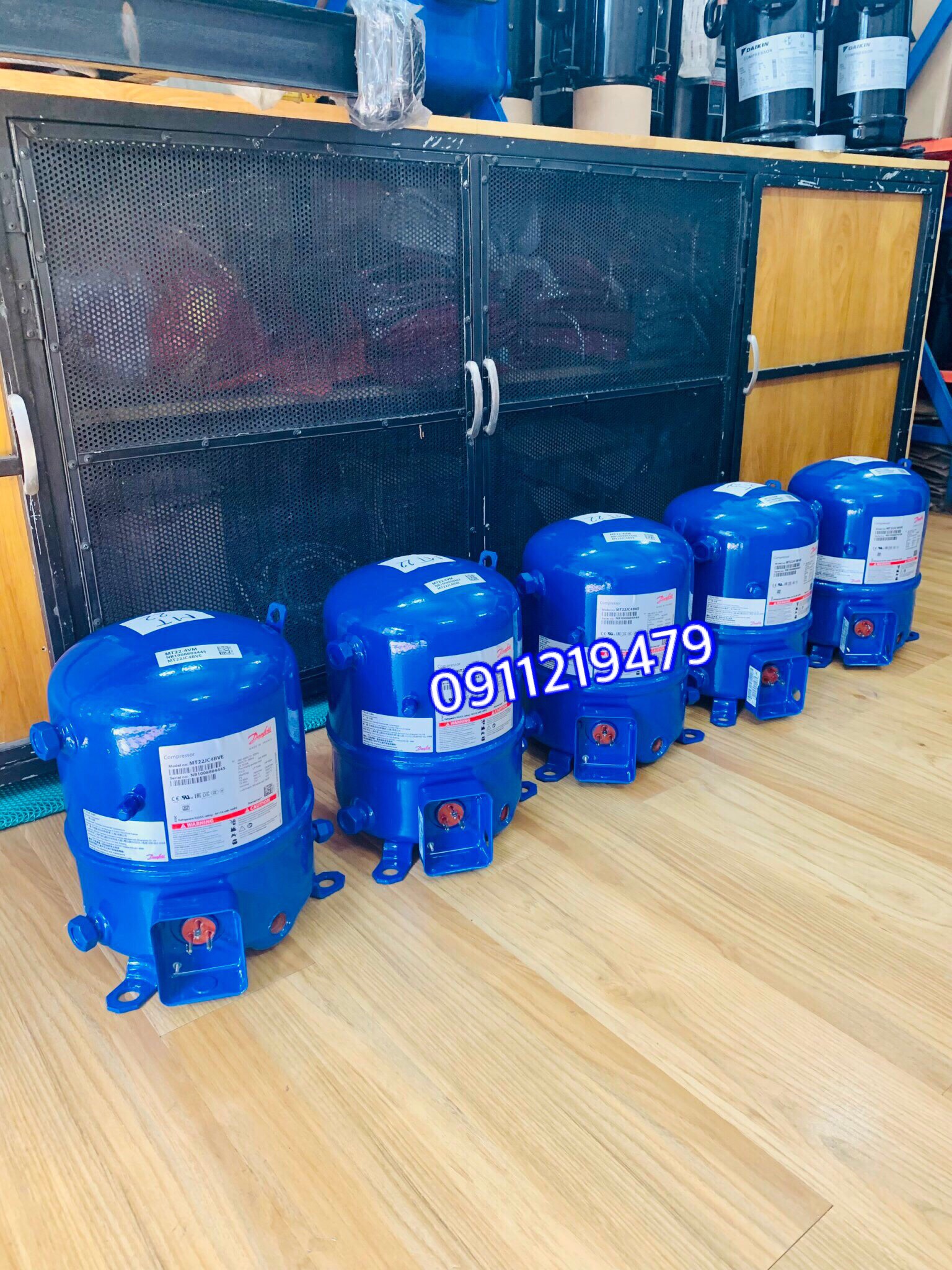 lốc danfoss mt80hp4ave, mt100hm4vc, mt125hu4dve, mt160hw4eve