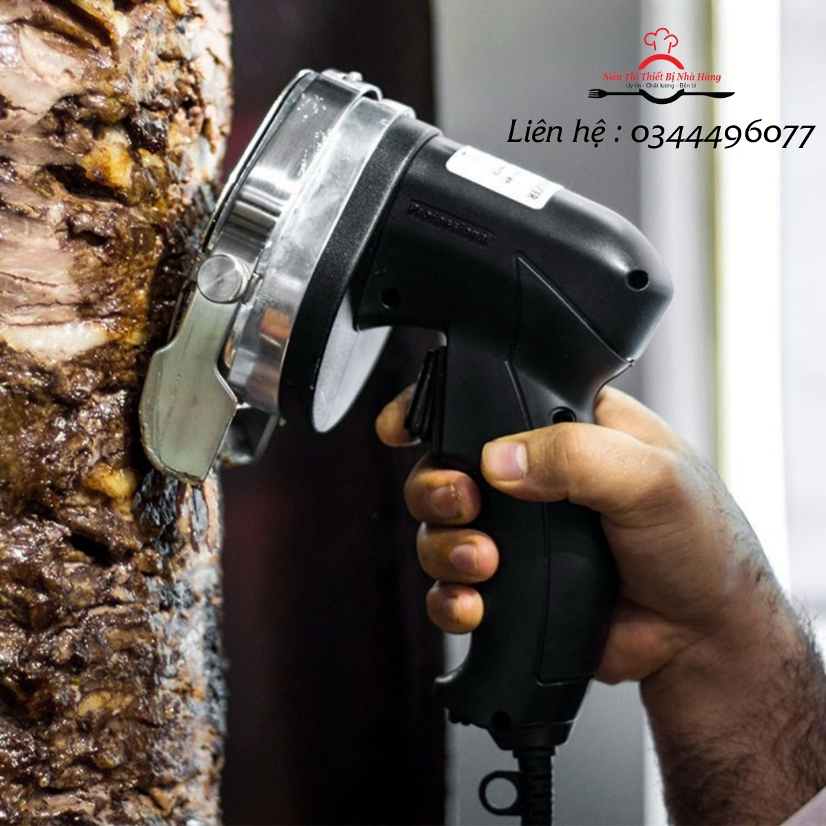 máy cắt thịt donner kebab-máy cắt thịt thổ nhĩ kì
