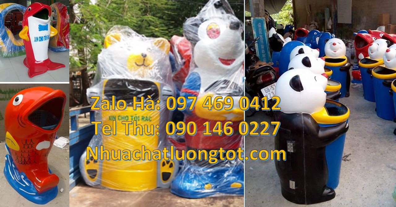 cung cấp sĩ lẻ thùng rác hình con vật,thùng rác hình gấu,cá heo,voi