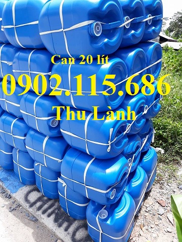 Bán can nhựa 20 lít, can đựng hóa chất 20 lít, can dày 20 lít