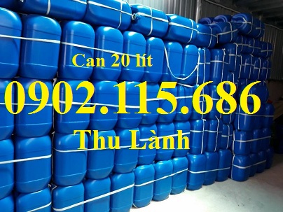 Bán can nhựa 20 lít, can đựng hóa chất 20 lít, can dày 20 lít