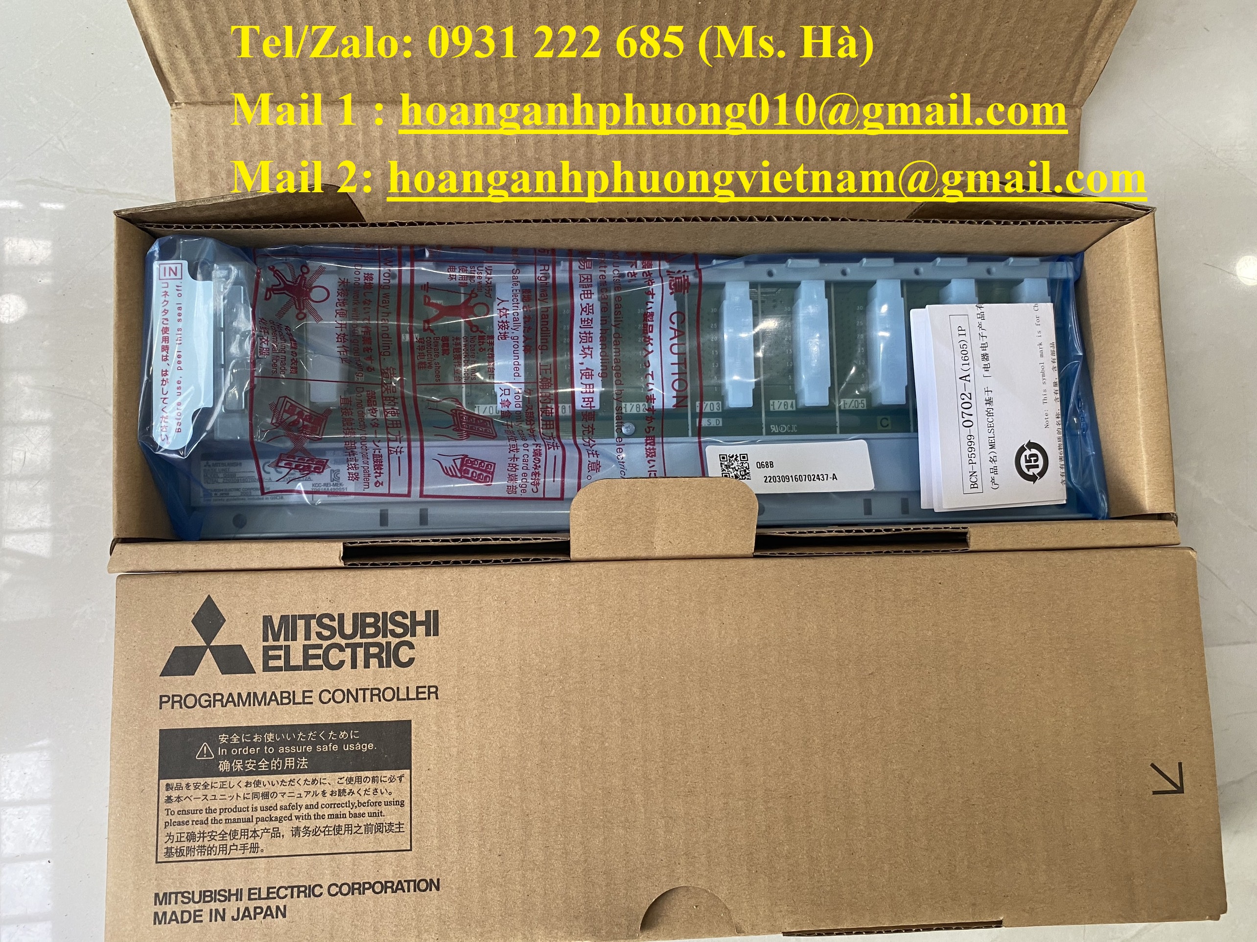 Đế mở rộng dòng Q series Q68B mitsubishi hàng mới 100%