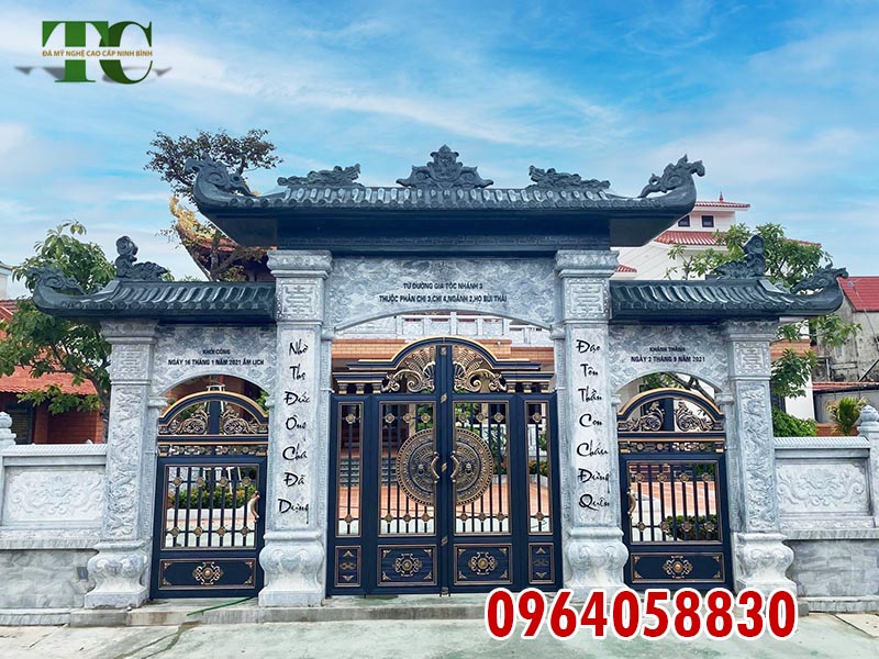 88 Hình ảnh cổng đá tứ trụ cột đá nhà thờ họ đẹp nhất