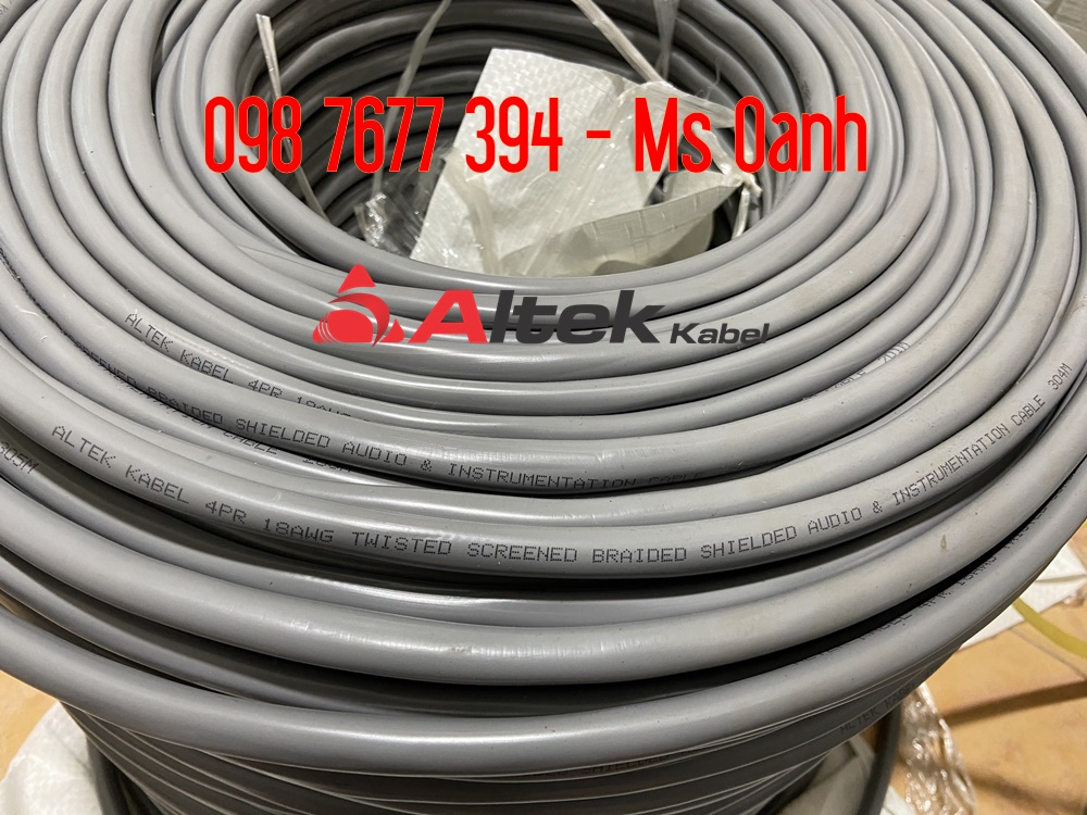 cáp tín hiệu điều khiển chống nhiễu 18AWG