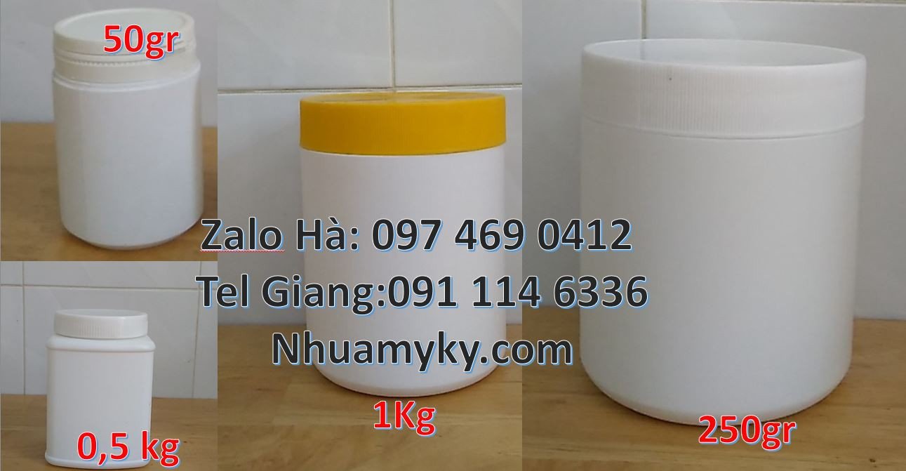 hũ nhựa 250g vuông,hũ nhựa trắng 200g đựng bột ngọt,hũ nhựa đựng giavị