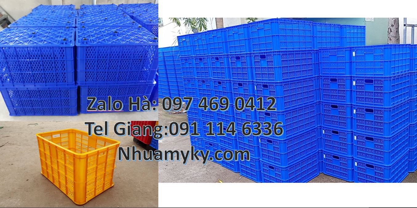 sóng nhựa công nghiệp,rổ nhựa xanh vàng,sóng hở 4t5,giỏ nhựa đựng hảis