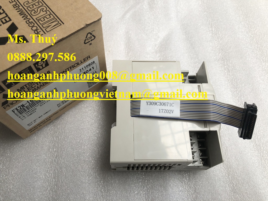 Module Mitsubishi FX2N-16EX  Nhập khẩu mới 100%