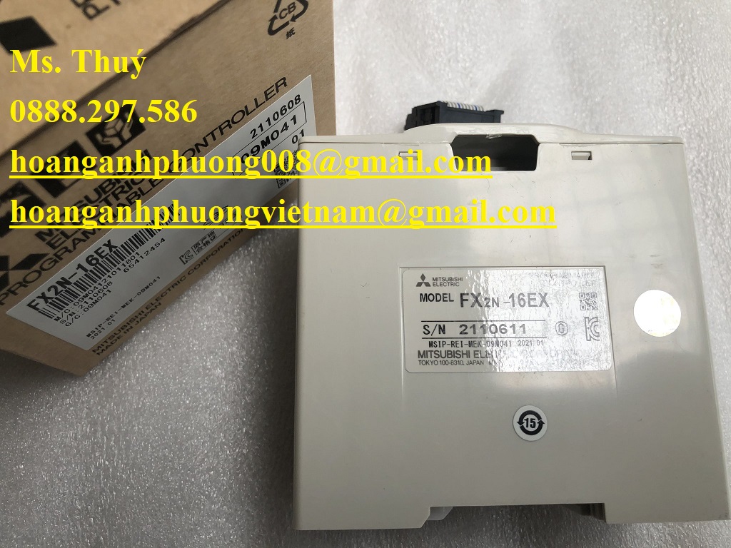 Module Mitsubishi FX2N-16EX  Nhập khẩu mới 100%