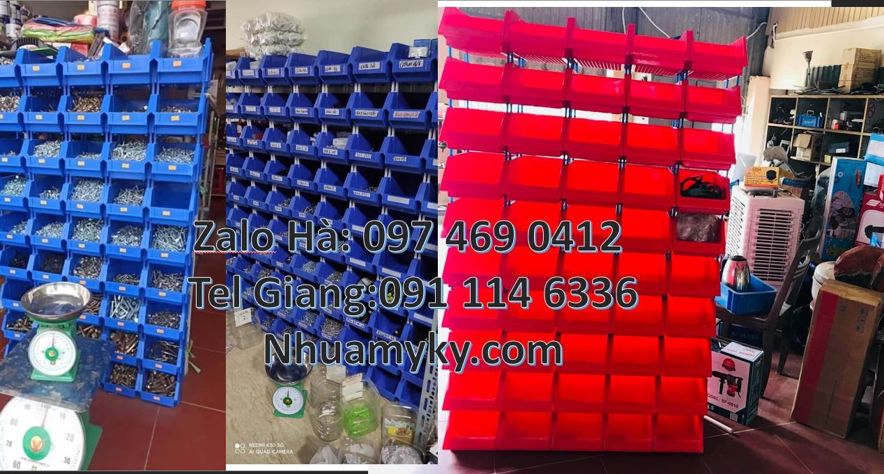 kệ xanh đỏ vàng duy tân,hộp đựng đinh tán,khay đựng dụng cụ cơ khí giá