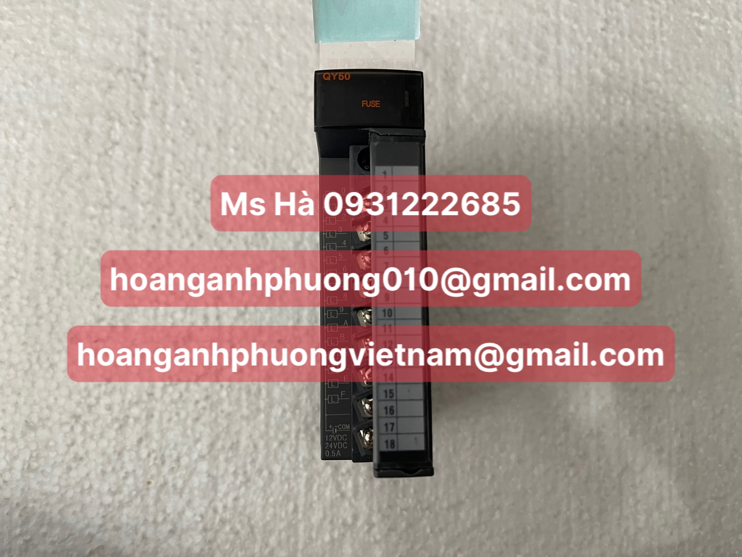 Mô đun QY50, PLC, mitsubishi, dòng ngõ ra transistor