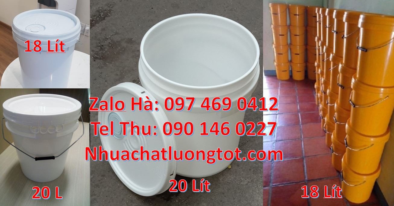 vỏ thùng sơn 19l,thùng sơn 5l quai nhựa màu trắng,thùng sơn 18l đựng s
