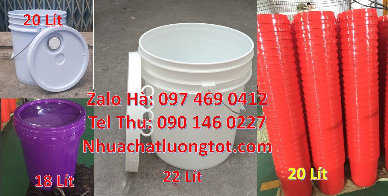 vỏ thùng sơn 19l,thùng sơn 5l quai nhựa màu trắng,thùng sơn 18l đựng s