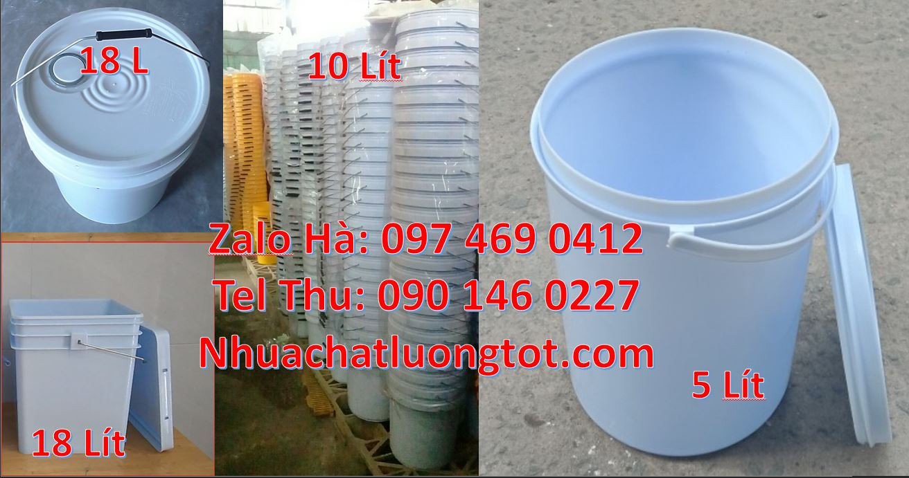 vỏ thùng sơn 19l,thùng sơn 5l quai nhựa màu trắng,thùng sơn 18l đựng s