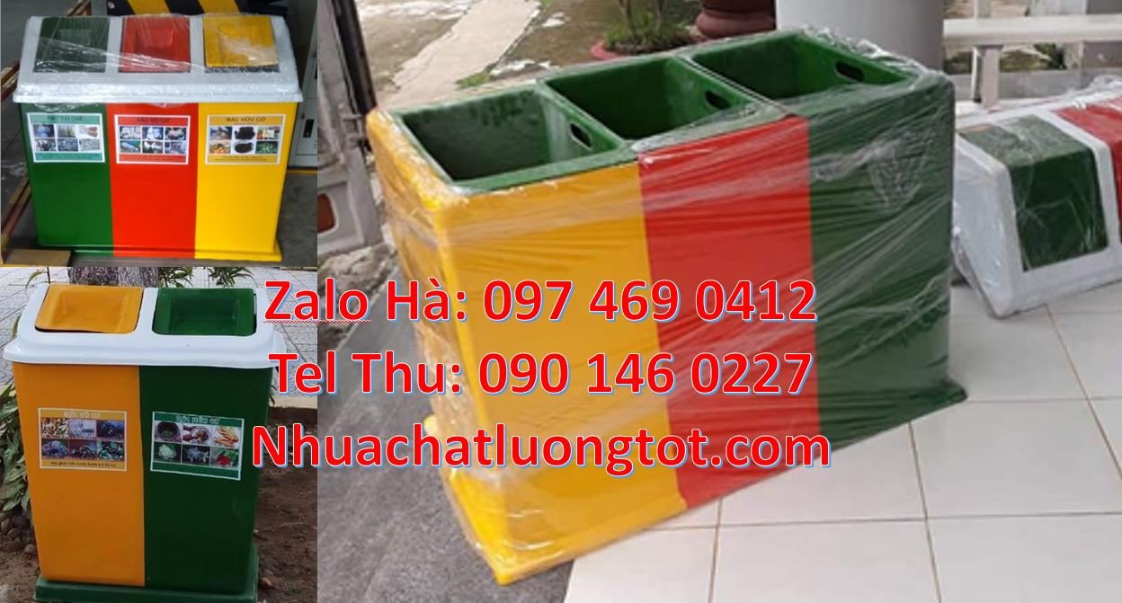 thùng rác 3 ngăn 3 màu giá rẻ,thùng rác 2 ngăn.thùng rác đạp chân nắp