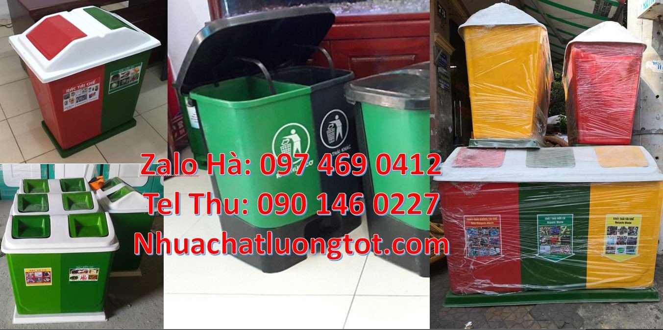 thùng rác 3 ngăn 3 màu giá rẻ,thùng rác 2 ngăn.thùng rác đạp chân nắp