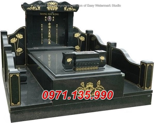 Mẫu mộ đá hoa cương đẹp bán tại Kon Tum - mộ đá