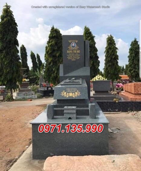 Mẫu mộ đá hoa cương đẹp bán tại khánh hoà - mộ đá giữ cốt