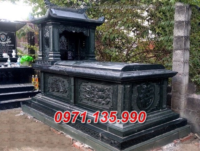 Mẫu mộ đá tam cấp để tro cốt đẹp bán tại cần thờ - mộ đá đơn giản