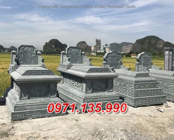 Mẫu mộ đá tam cấp để tro cốt đẹp bán tại tây ninh - mộ đá đơn giản