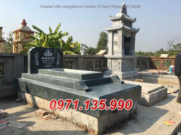 mẫu mộ đá tam cấp để tro cốt đẹp bán tại đồng nai - mộ đá đơn giản
