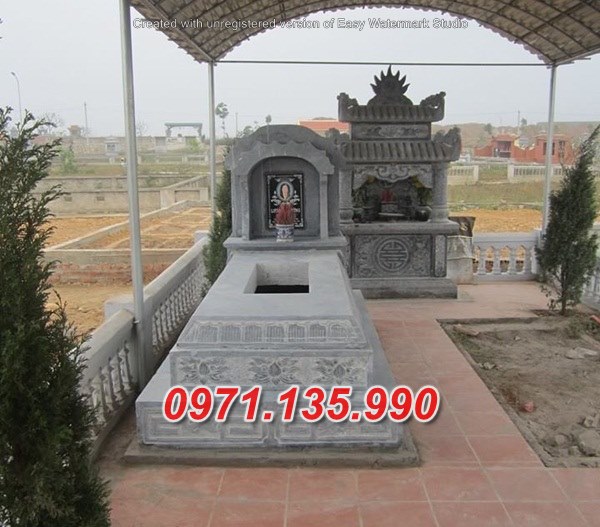 mẫu mộ đá tam cấp để tro cốt đẹp bán tại đồng nai - mộ đá đơn giản