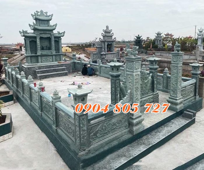 Khu lăng mộ đá tại Tiền Giang bằng đá khối giá tốt năm 2023