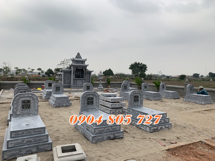 Khu lăng mộ đá tại Tiền Giang bằng đá khối giá tốt năm 2023