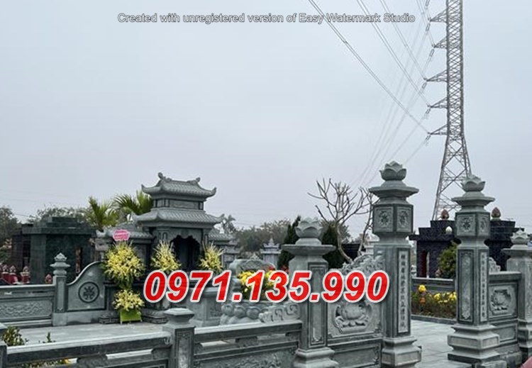 Mẫu nghĩa trang để tro cốt bằng đá đẹp bán tại vĩnh long - lăng mộ đá