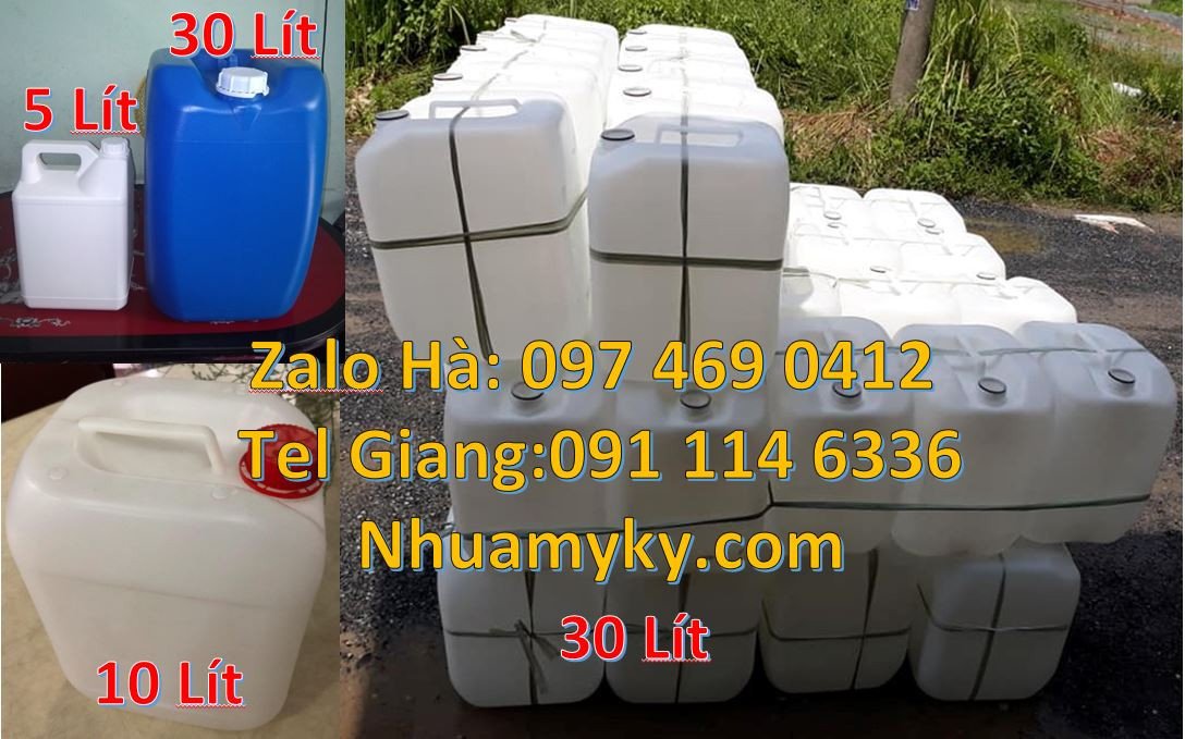 can 25l màu trắng,can 18l đựng rượu,can 20l đựng hóa chất giá rẻ nhất