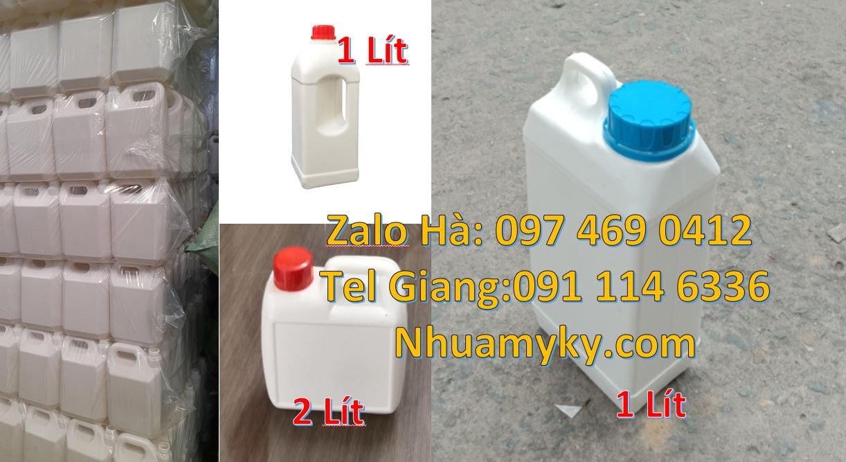 can nhựa 10l đựng dung môi,can 5l đựng nước rửa chén,can 4l đựng hóa c