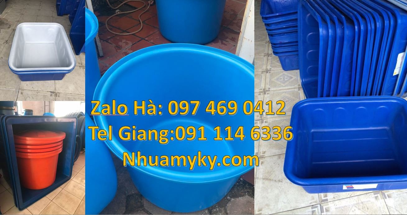 thùng nhựa tròn,thùng nhựa hình chữ nhật xanh 1000l,thùng nhựa trồng c