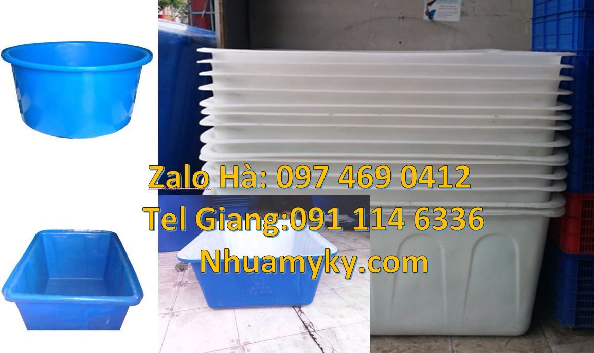 thùng nhựa tròn,thùng nhựa hình chữ nhật xanh 1000l,thùng nhựa trồng c
