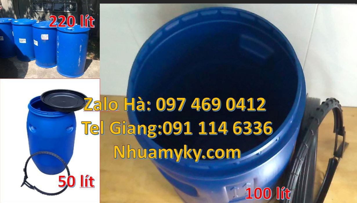phuy nhựa nắp hở đựng ngô,phuy nhựa xanh đựng gạo,phuy nhụa mới giá rẻ