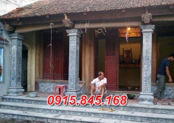 42+ Bạc liêu+ mẫu cột đồng trụ bằng đá xanh rêu bán