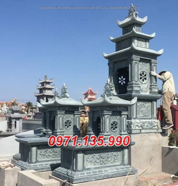 Mẫu mộ đá để tro cốt đẹp bán tại cà mau - mộ đá quây mộ đá chụp