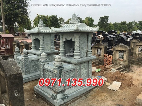 Mẫu mộ đá để tro cốt đẹp bán tại cà mau - mộ đá quây mộ đá chụp