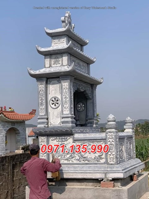 Mẫu mộ đá để tro cốt đẹp bán tại Vũng Tàu - mộ đá quây mộ đá chụp