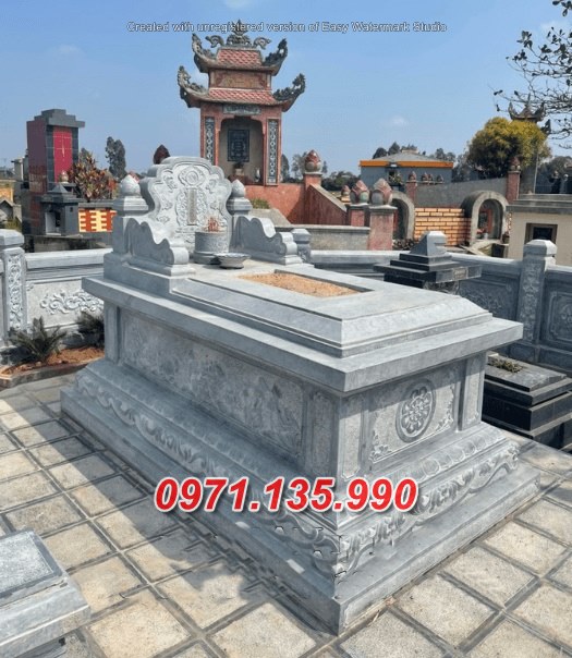 Mẫu mộ đá để tro cốt đẹp bán tại quảng nam - mộ đá đơn giản