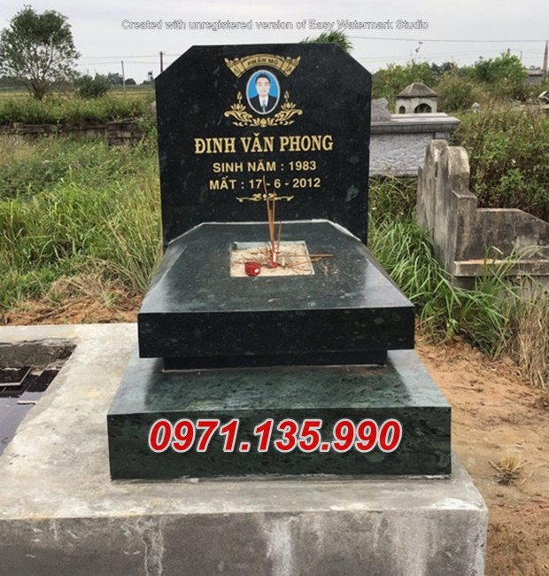 Mẫu mộ đá để tro cốt đẹp bán tại quảng ngãi - mộ đá đơn giản