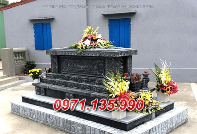 Mẫu mộ đá để tro cốt đẹp bán tại Bình Thuận - mộ đá đơn giản