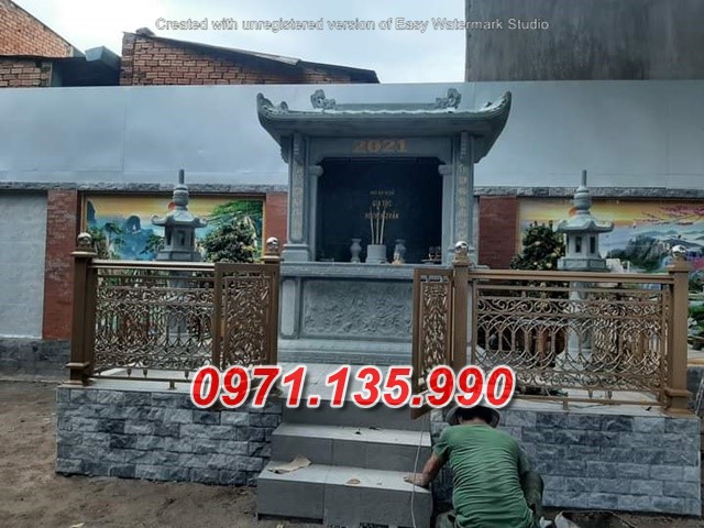 Mẫu miếu thờ ngoài trời bằng đá đẹp bán tại trà vinh - bàn thờ thiên