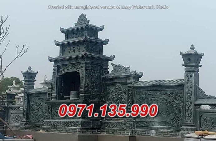 Mẫu miếu thờ thần linh bằng đá đẹp bán tại đồng nai - bàn thờ thiên