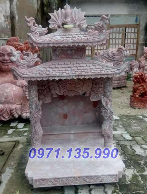 Mẫu miếu thờ thần linh bằng đá đẹp bán tại cần thơ - bàn thờ thiên