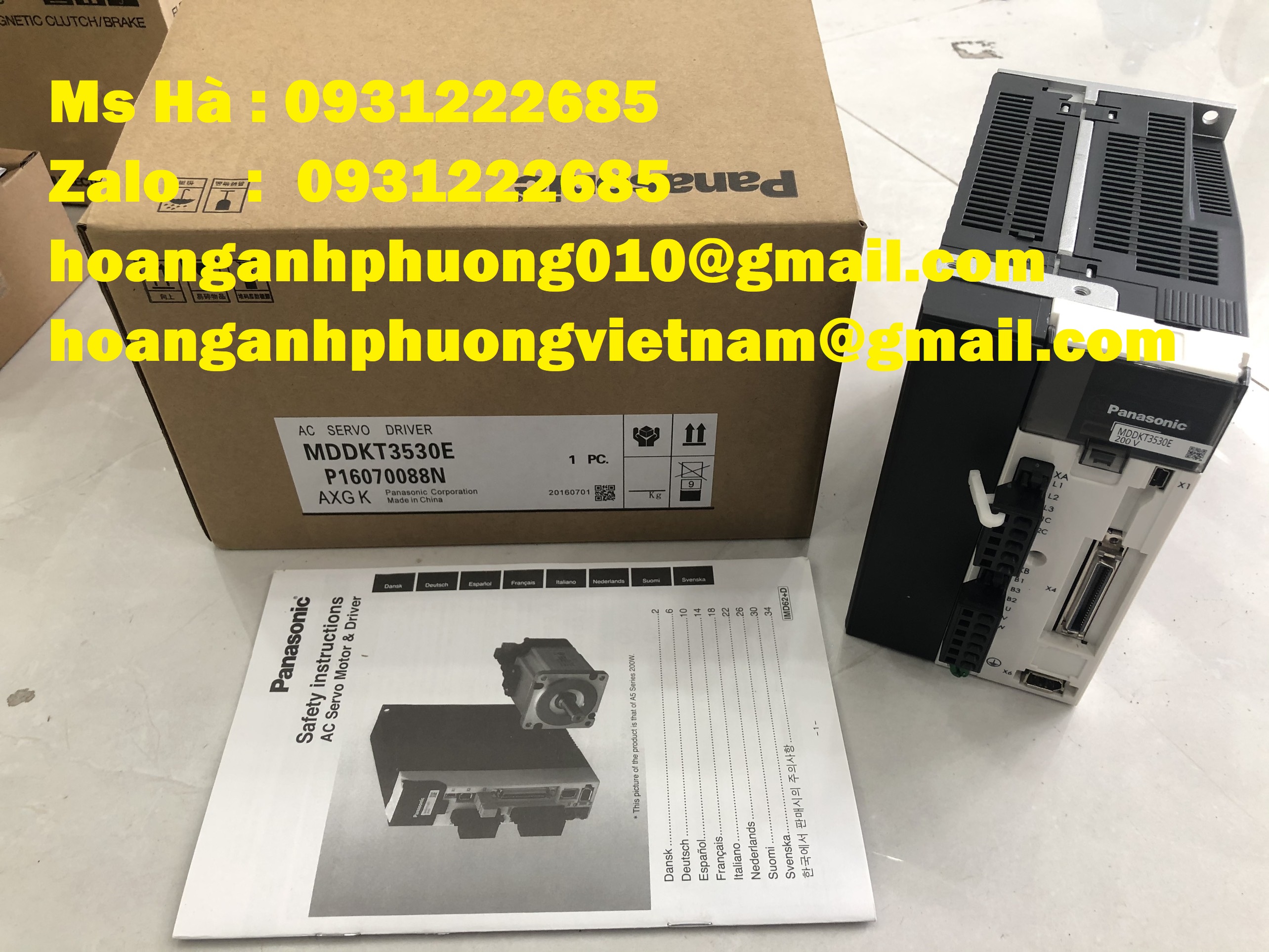 PANASONIC hàng nhập khẩu servo mới MDDKT3530E