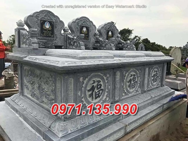 Mẫu mộ đá đơn giản để tro cốt đẹp bán tại phú yên - nhà mồ đá