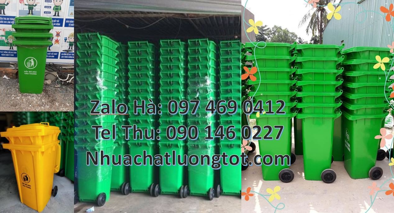 thùng rác 120l 240l giá rẻ,thùng rác 240l nắp hở,thùng rác 120l bập bê
